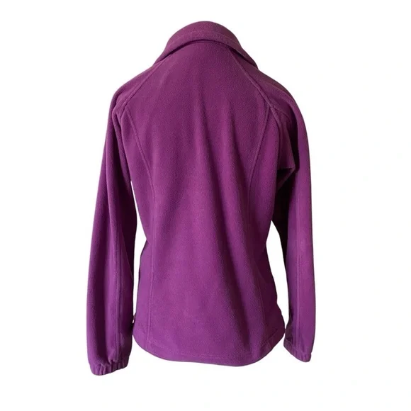 Columbia women’s s zip down purple sweater shirt size S - Picture 3 of 16